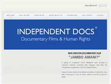 Tablet Screenshot of independentdocs.com
